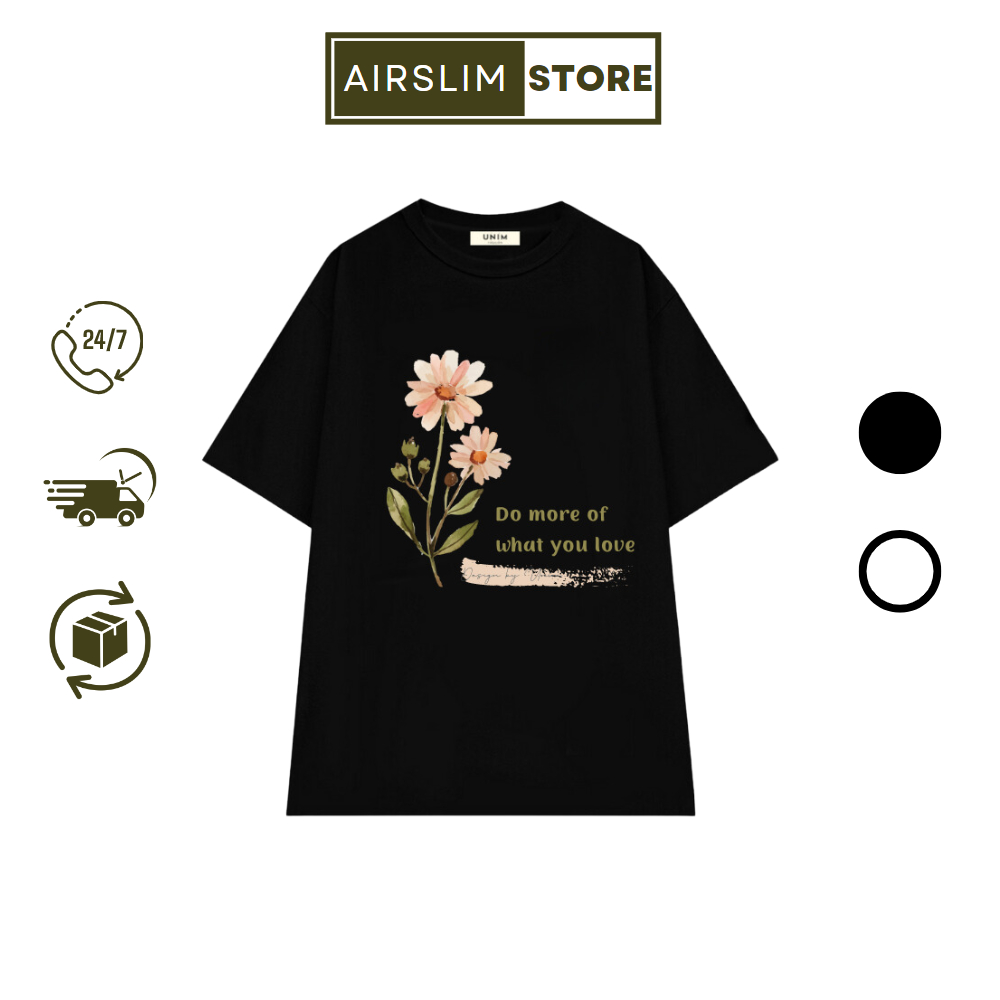 Áo Phông Unisex LOcal Brand Chính Hãng UNIM Store Chất Liệu 100% Cotton In Hình Phong Cách Hàn Quốc Basic - AP303
