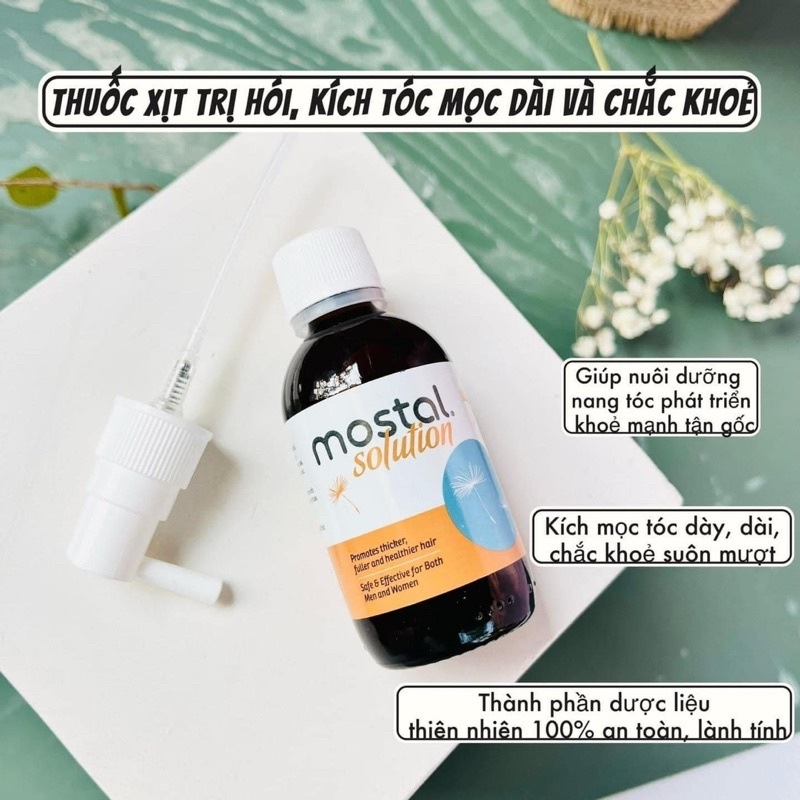 Măng tây baby - Serum Kích Mọc Tóc, giảm hói đầu, xơ tóc Mostal Solution