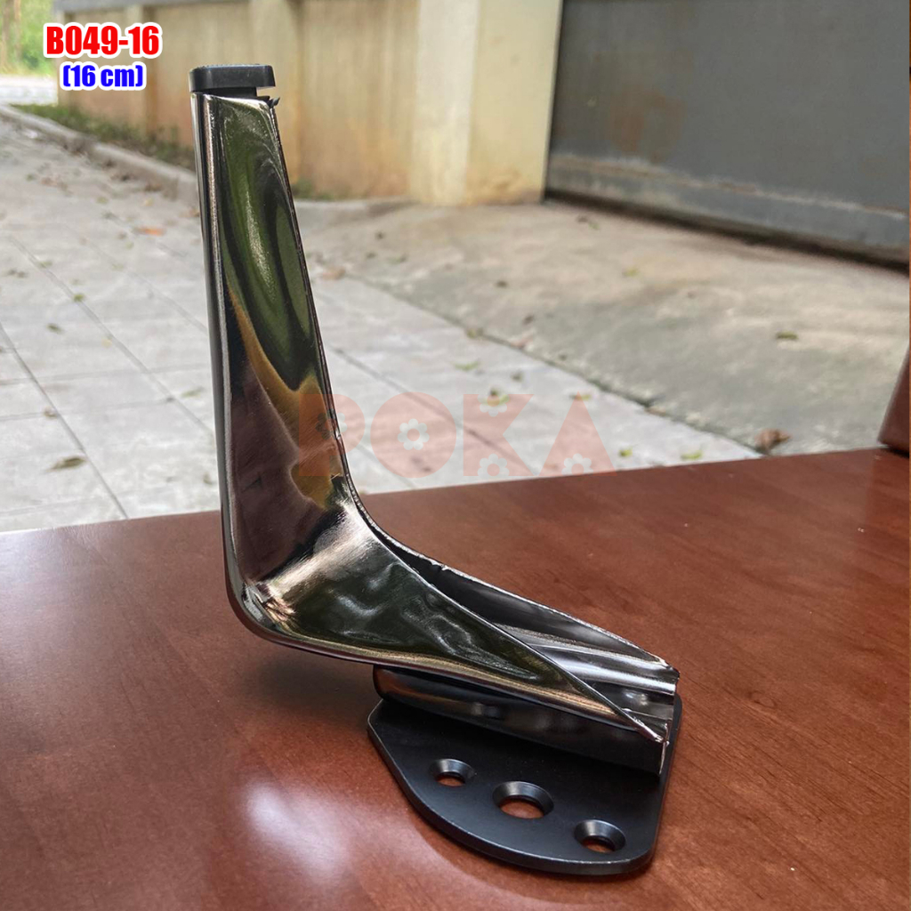 Chân ghế sofa B049 chiều cao 15cm 16cm 18cm có 3 màu titan - vàng - đen