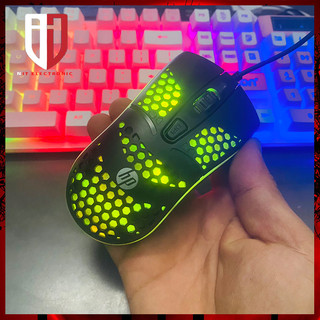 Chuột gaming máy vi tính có dây hp S600 cÓ lED chuột pc chơi game