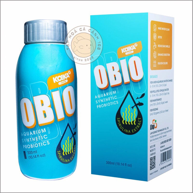 Men vi sinh KOIKA OBIO - Vi sinh cao cấp dành cho hồ cá