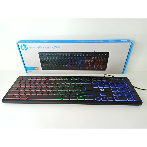 Bàn Phím Có Dây HP K550F bấm siêu mượt, siêu êm có đèn