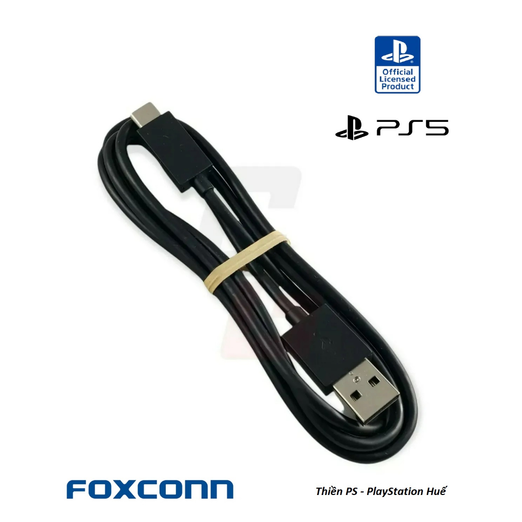 Dây Sạc Zin Tay Cầm PS5 - Hàng chính hãng Foxconn Cao Cấp.