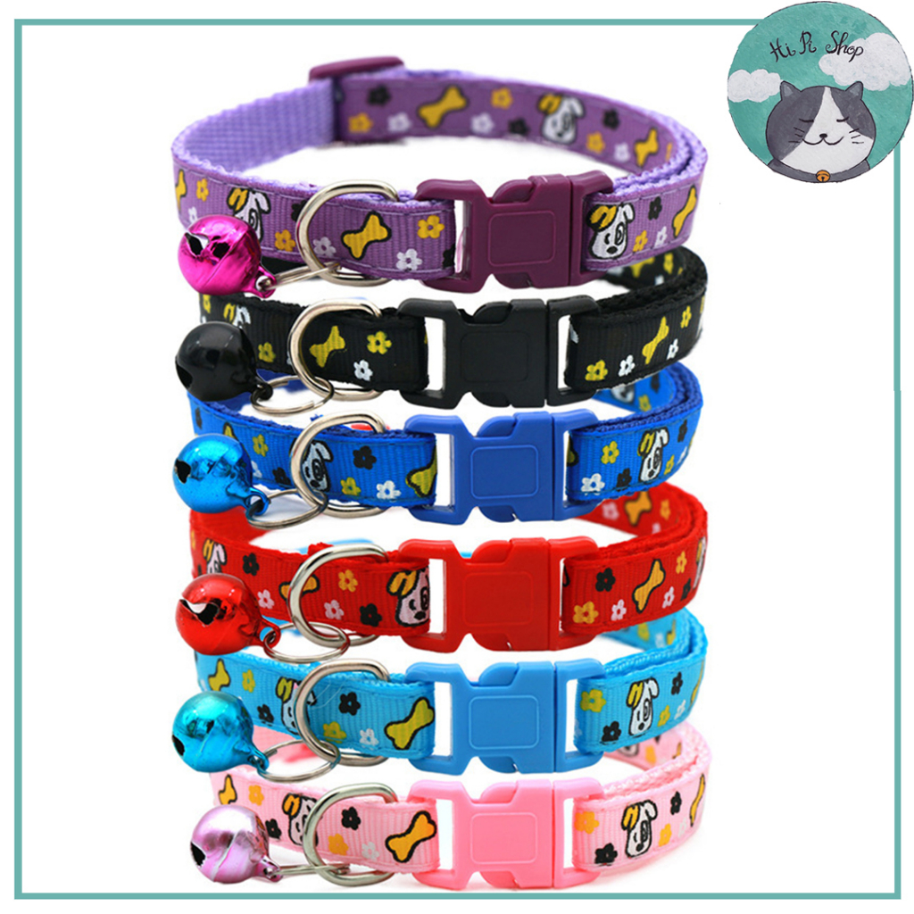 Vòng Cổ Hình Cún Cho Chó Mèo 6 Màu