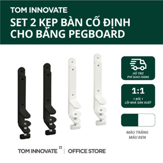 Gía đỡ cố định, kẹp bàn cho bảng cài treo tường pegboard Skadis - Tom Innovate