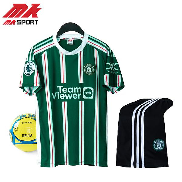 Bộ Quần Áo Đá Banh CLB MU Mùa Giải 2023-2024 - Chất Vải Mềm Mại, Thoáng Mát