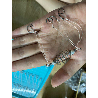 Bộ lò xo lăng xê lancer buộc sẵn lưỡi , lăng xê tự buộc thủ công bằng dù id4