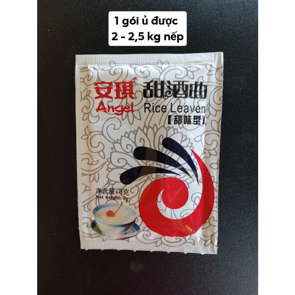 Men ngọt Angel, men khô lên men gạo nếp/ ủ nếp cẩm