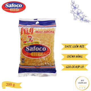 Nui khô chữ C macaroni Safoco 200 g - Nui khô