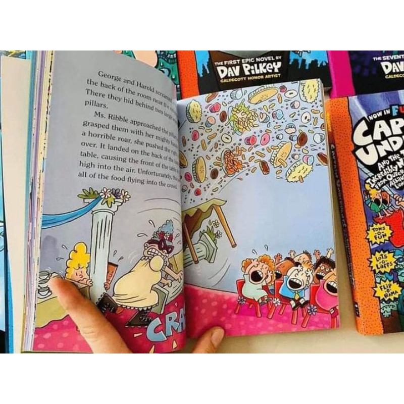 Captain Underpants 12books - Bộ nhập