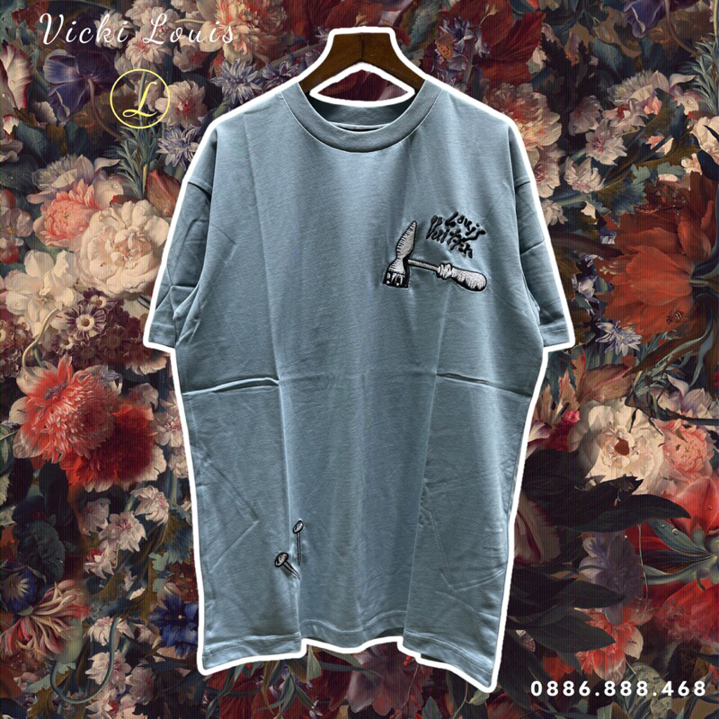 Áo thun, áo phông T-Shirt dáng oversize vừa phải Lv Multi-Tools bản siêu cao cấp high end