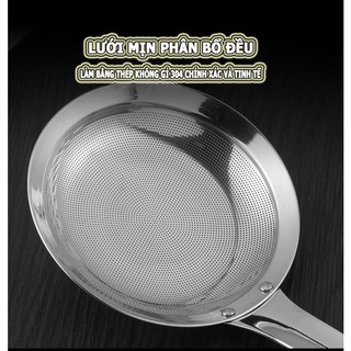 Muôi vá vớt bọt, váng dầu mỡ, vớt đồ chiên rán, lọc cặn dầu