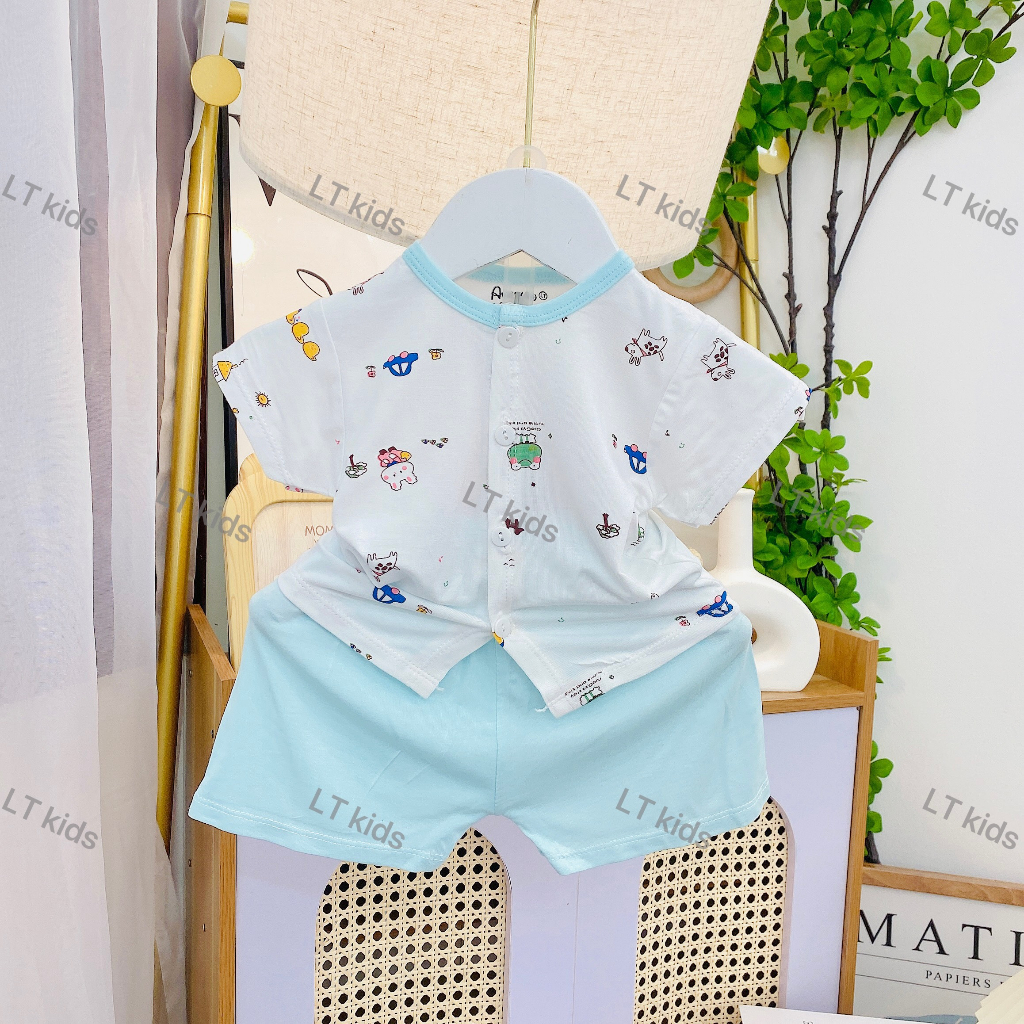 Sale bộ cộc tay chất thun lạnh siêu mịn siêu mát cho bé