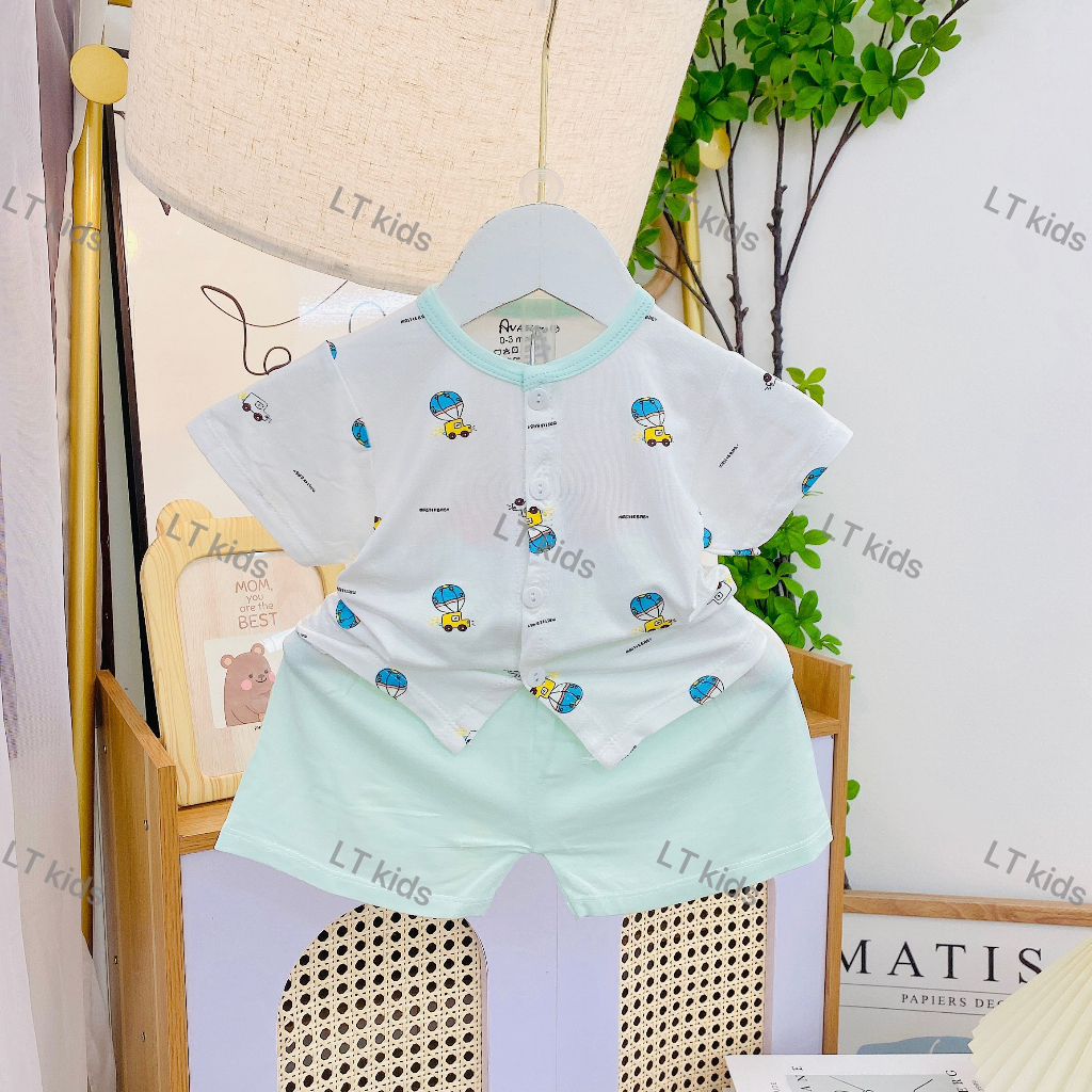 Sale bộ cộc tay chất thun lạnh siêu mịn siêu mát cho bé