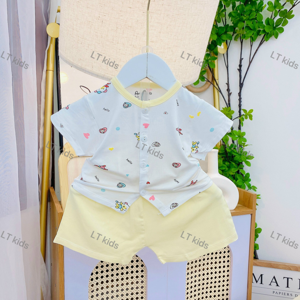 Sale bộ cộc tay chất thun lạnh siêu mịn siêu mát cho bé