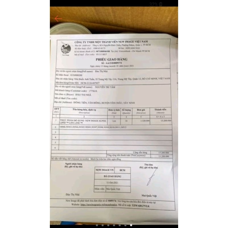 Bình Pha Sữa Alphalipid 0799025465