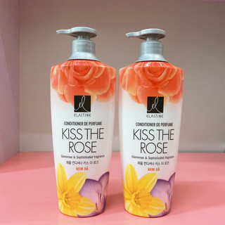 Kem xả nước hoa Elastine Kiss The Rose óng mượt chắc khoẻ 600ml