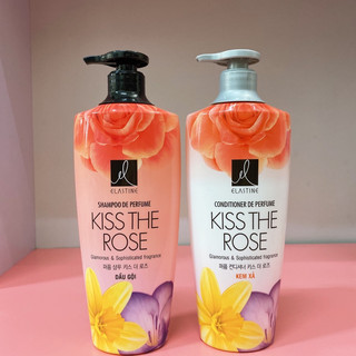 Bộ Gội Xả Elastine Kiss The Rose Hương Hoa Nhài 600ml/chai