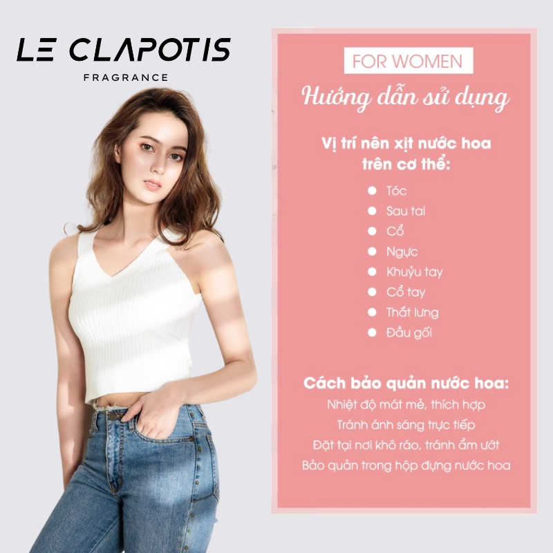 Nước Hoa Nữ Narciso For Her edp chính hãng Le Clapotis 20ml thơm lâu hương quyến rũ sang trọng