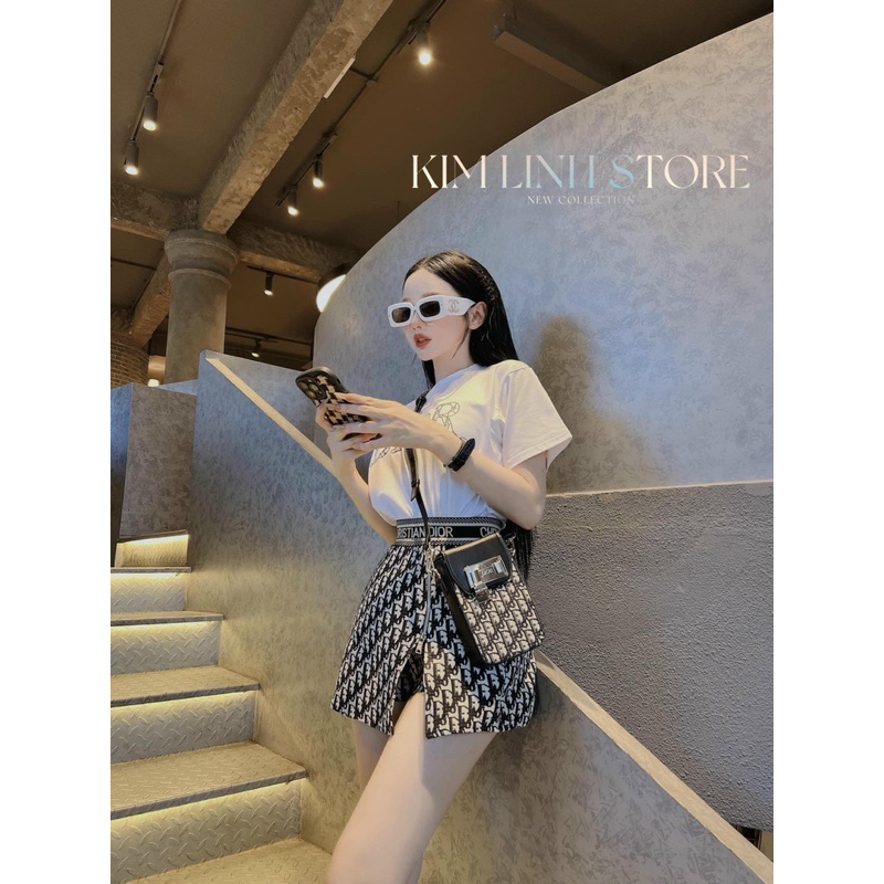 BIG SIZE Set Váy Áo Thun 60-90kg