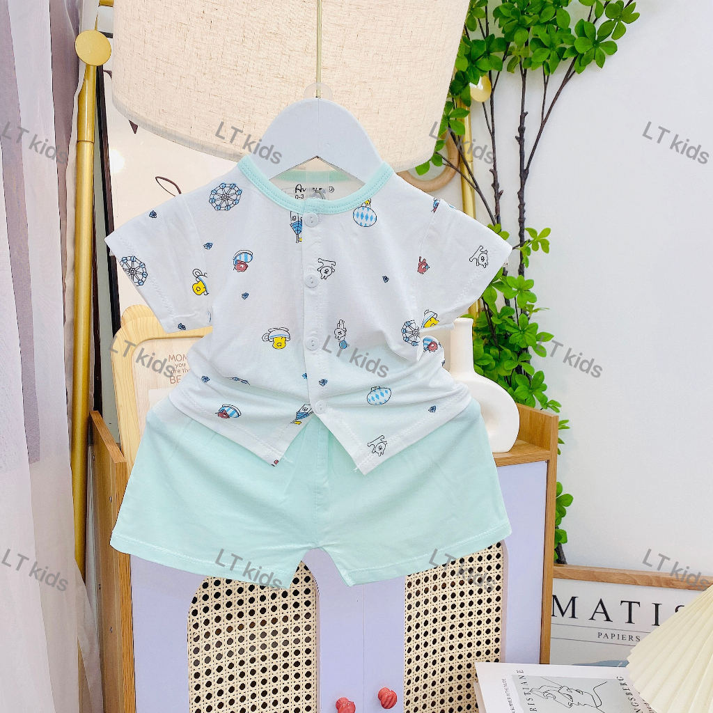 Sale bộ cộc tay chất thun lạnh siêu mịn siêu mát cho bé