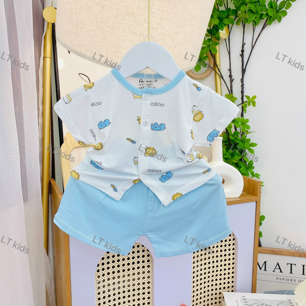 Sale bộ cộc tay chất thun lạnh siêu mịn siêu mát cho bé