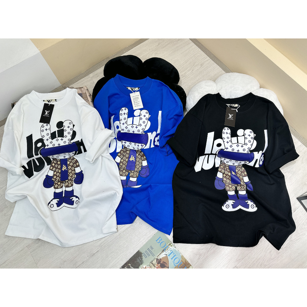 Áo Thun LV Thỏ Form Rộng Tay Lỡ Vải , Áo Phông Local Brand Unisex Nam Nữ Cotton 100% Thoáng Mát | BigBuy360 - bigbuy360.vn