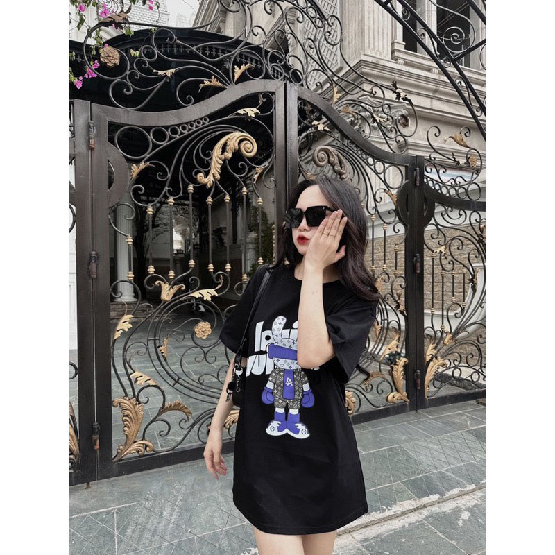 Áo Thun LV Thỏ Form Rộng Tay Lỡ Vải , Áo Phông Local Brand Unisex Nam Nữ Cotton 100% Thoáng Mát | BigBuy360 - bigbuy360.vn