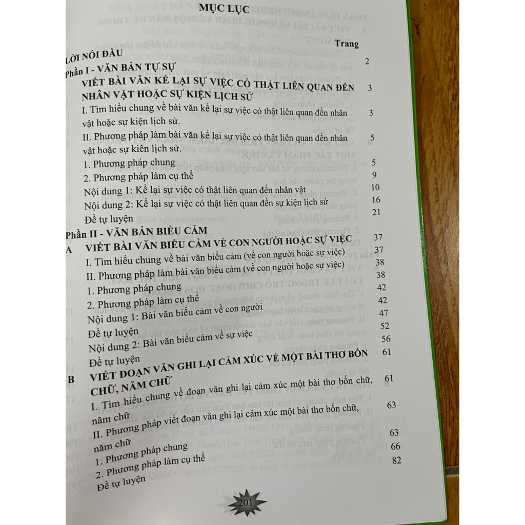 Sách - Hướng dẫn làm các dạng bài văn lớp 7