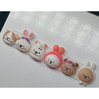 charm  nail mẫu chưa vẽ Bảng A
