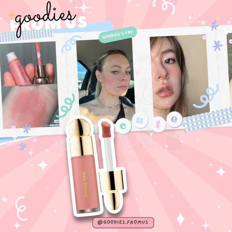 Má hồng kem RARE BEAUTY - Soft Pinch Liquid Blush - Hope SALE !!