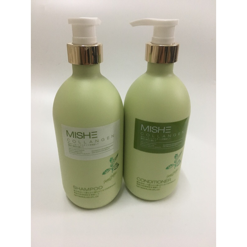 Dầu gội Xả Bạc Hà Chống Gàu Ngứa Mishe hương thơm mềm mượt 800ml