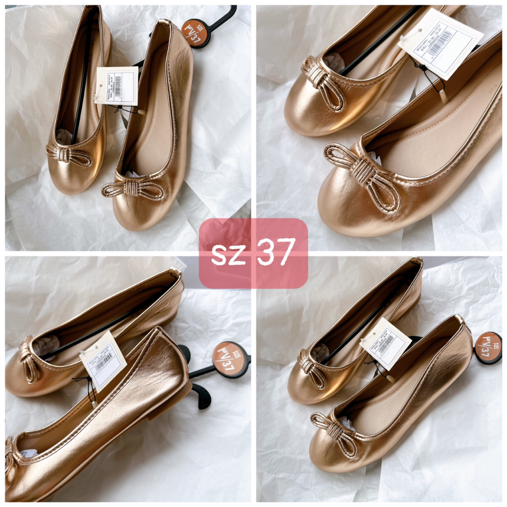 Giày bằng, Giày búp bê nữ siêu chất - Size 37 Có nhiều mẫu- Hàng dư xịn xuất UK, US