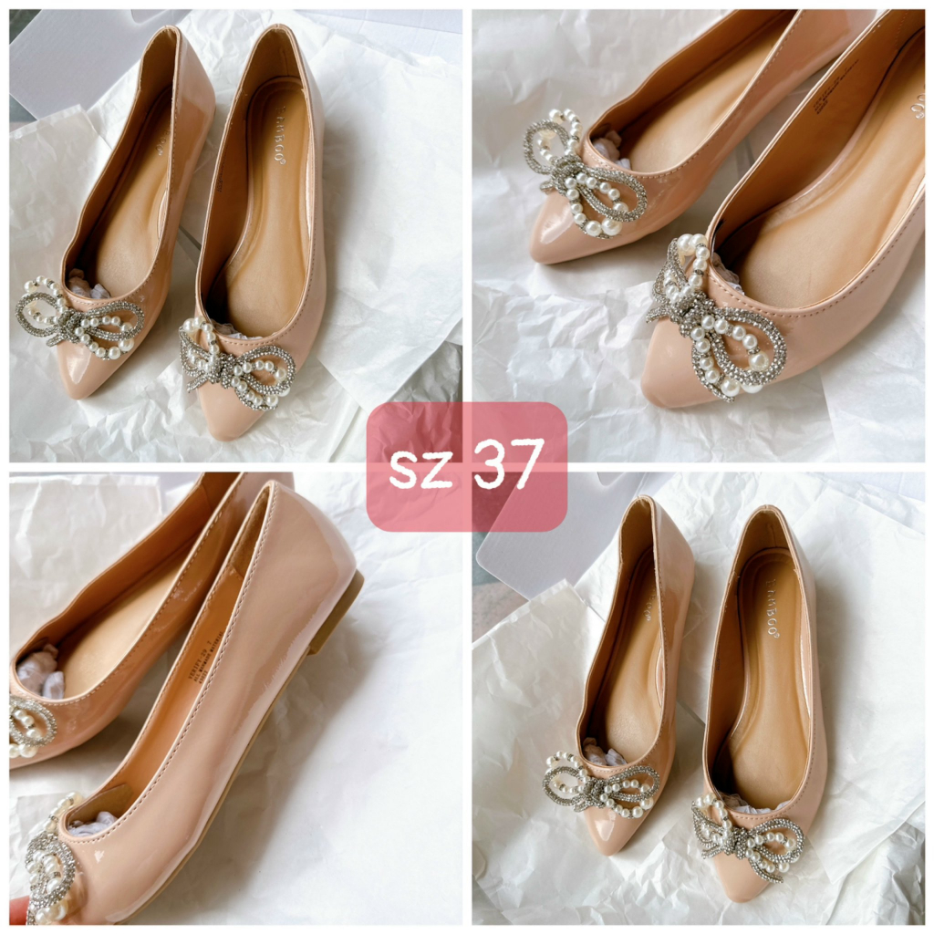 Giày bằng, Giày búp bê nữ siêu chất - Size 37 Có nhiều mẫu- Hàng dư xịn xuất UK, US