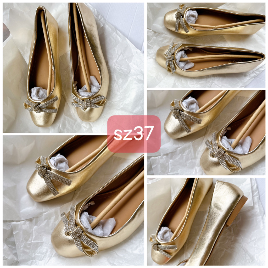 Giày bằng, Giày búp bê nữ siêu chất - Size 37 Có nhiều mẫu- Hàng dư xịn xuất UK, US