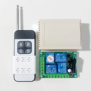 Mạch điều khiển từ xa RF 433Mhz 4 Kênh 12VDC
