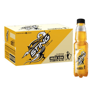 Thùng 24 chai Nước tăng lực Sting vàng 330ml