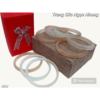 Vòng mã não bản tròn nhỏ-M3075