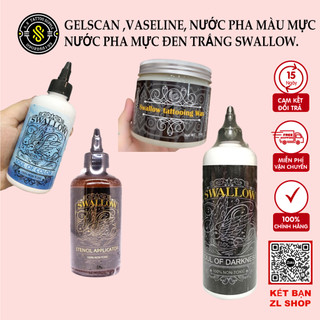Gelscan hình Swallow [Tặng quà + Freeship] 💝 Chính hãng Tattoo Spa Thẩm mỹ