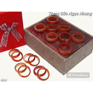 Nhẫn mã não bản mo-m1560