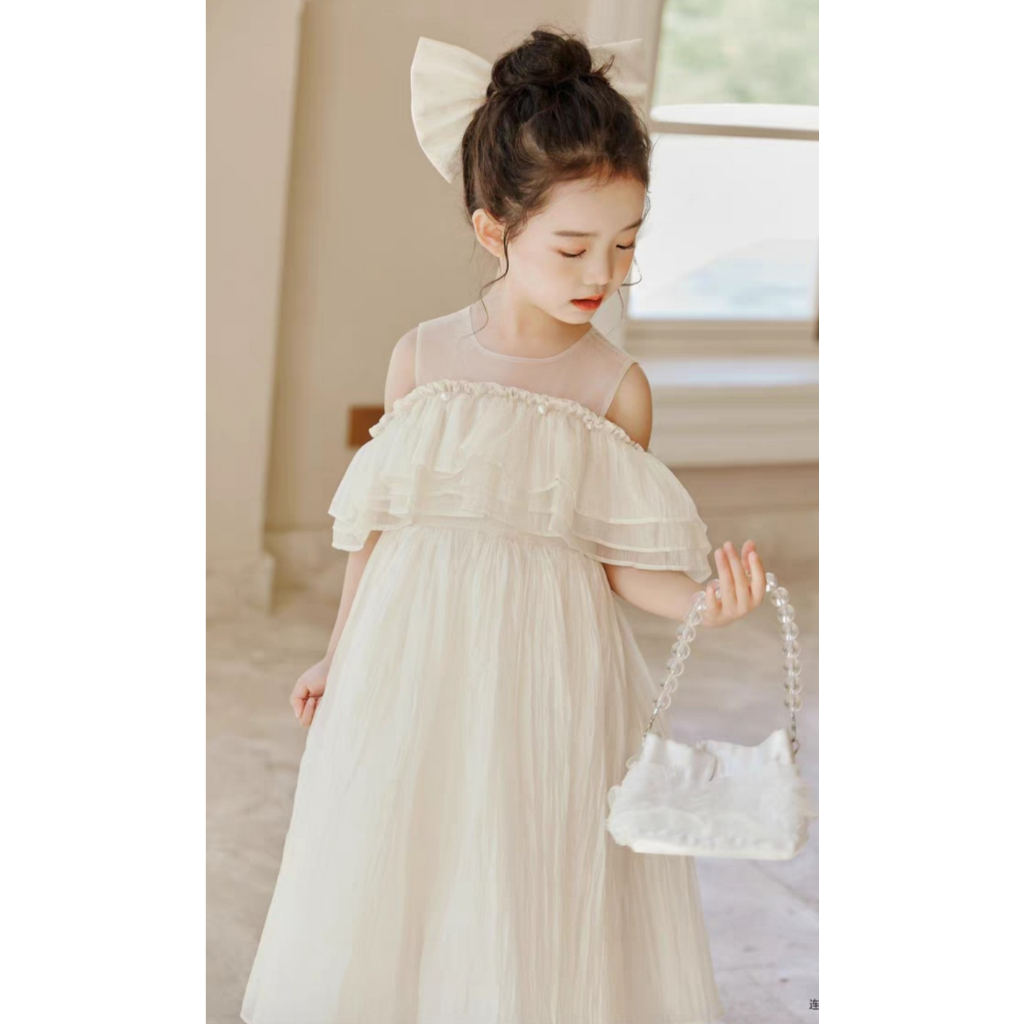 Váy Đầm Thiết Kế Công Chúa  2 Lớp Xinh Xắn Cho Bé Gái Mùa Hè Size Nhí Đại B18