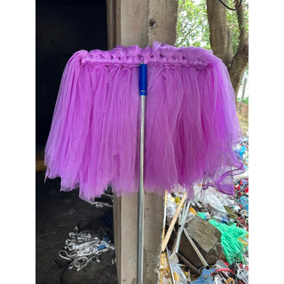 Cây lau nhà vải mùng cán kẽm ngắn