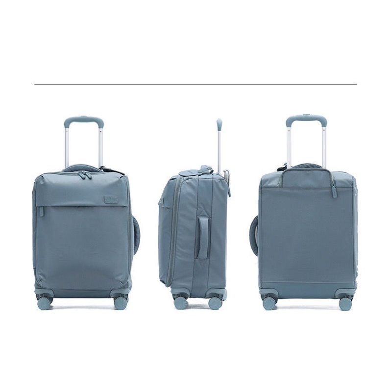 Vali Airway Vải Dù Cao Cấp Khoá Kéo Đa Năng Có Ngăn Phụ Đựng Máy Tính, Thẻ Tag Tên - Cáo Đeo Nơ