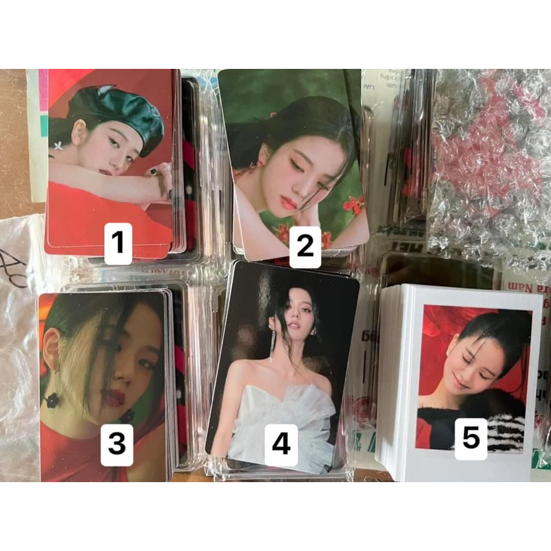 Card lẻ Jisoo pob Album Me