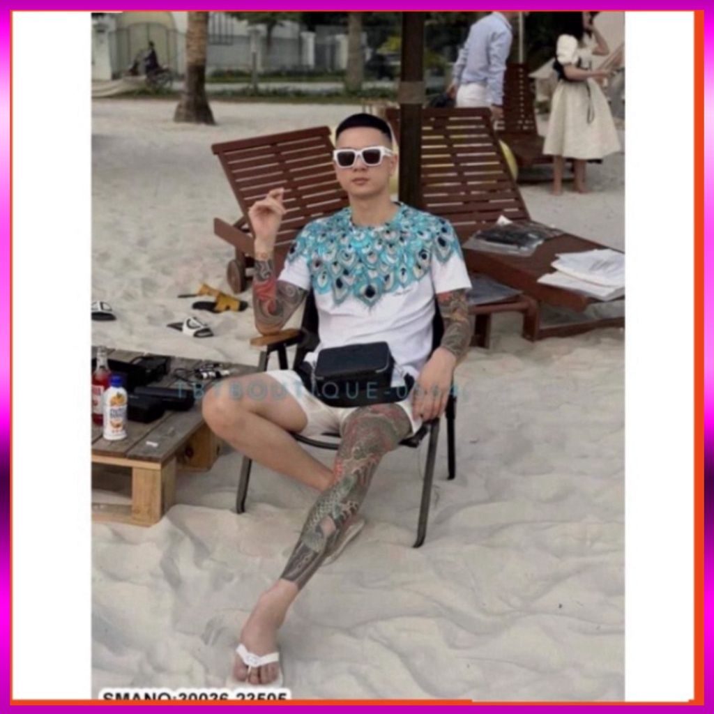 Áo Phông Nam Nữ Burlong Chất Liệu Cao. Áo Thun cotton Unisex In Hình Đuôi Công Siêu Hot PENGUINFLYSHOP | BigBuy360 - bigbuy360.vn