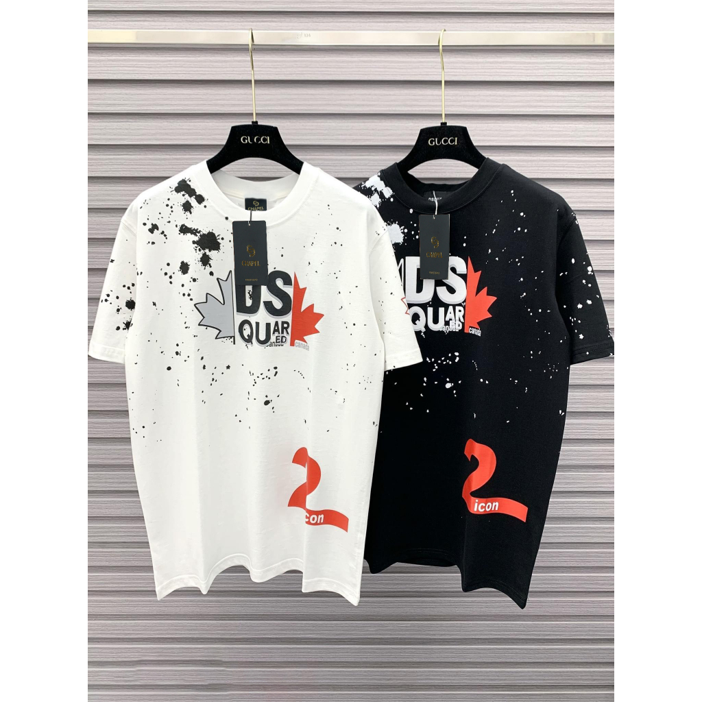 Áo phông DSQ2 nam nữ Premium Cotton co giãn 4 chiều cao cấp 2023 HV23