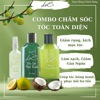 COMBO CHĂM SÓC TÓC TOÀN DIỆN GỘI Ủ TINH DẦU BƯỞI NON