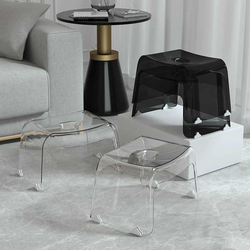 Ghế Nhựa Pet Trong Suốt Phong Cách Bắc Âu Hiện Đại
