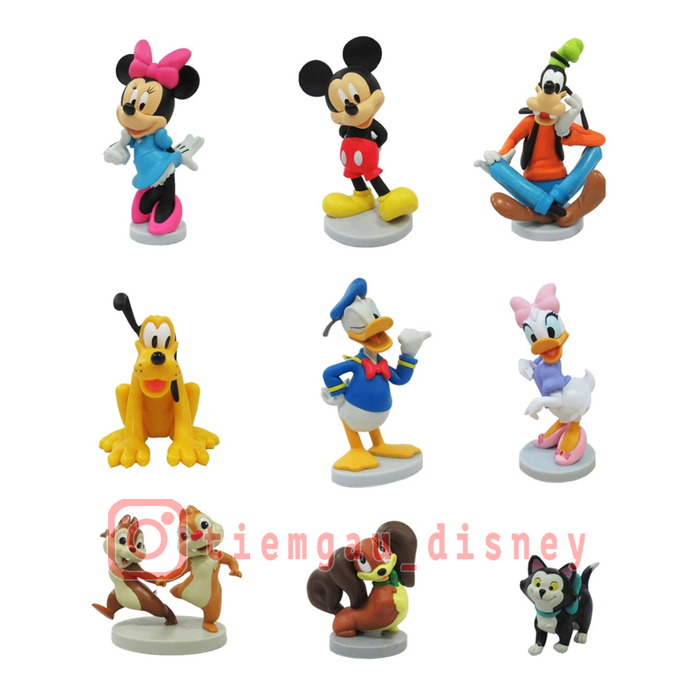 Bộ đồ chơi cao cấp Mickey and Friends Deluxe  - độc quyền PVC Mega Figurine, Chính hãng Disney