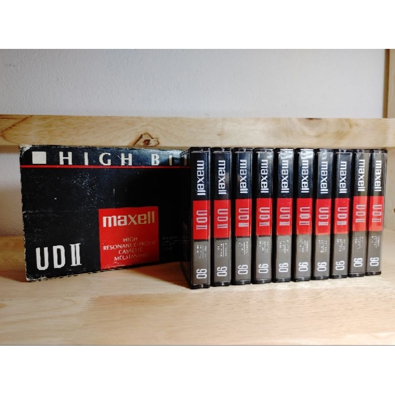 BĂNG CASSETTE TAPE 2 CR MAXELL UD2 ĐEN 1 NUỚC 